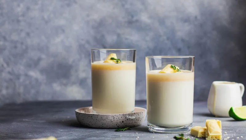 Panna cotta au citron