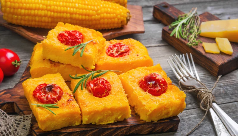 Polenta aux tomates