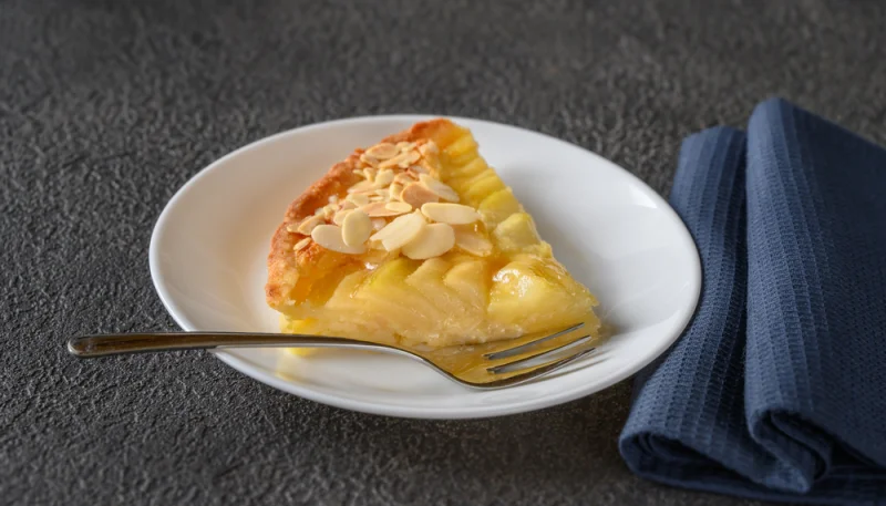 Tarte aux poires amandine