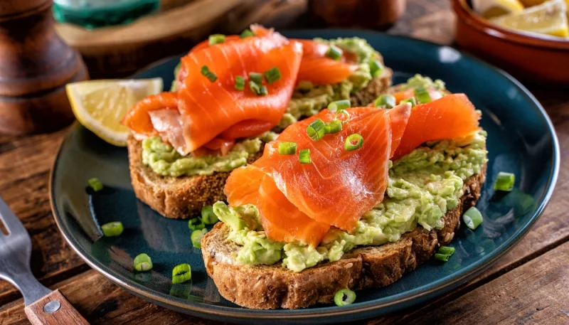 Tartine saumon avocat