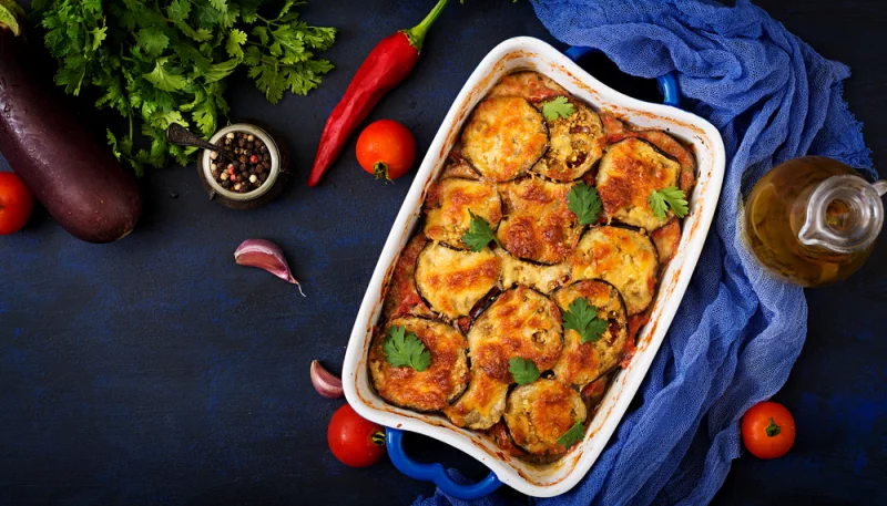 Aubergines gratinées à l'italienne