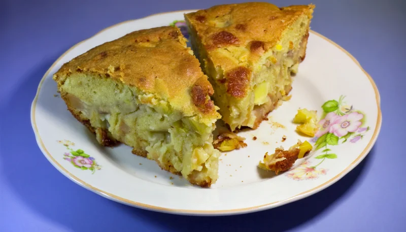 Gateau pomme banane