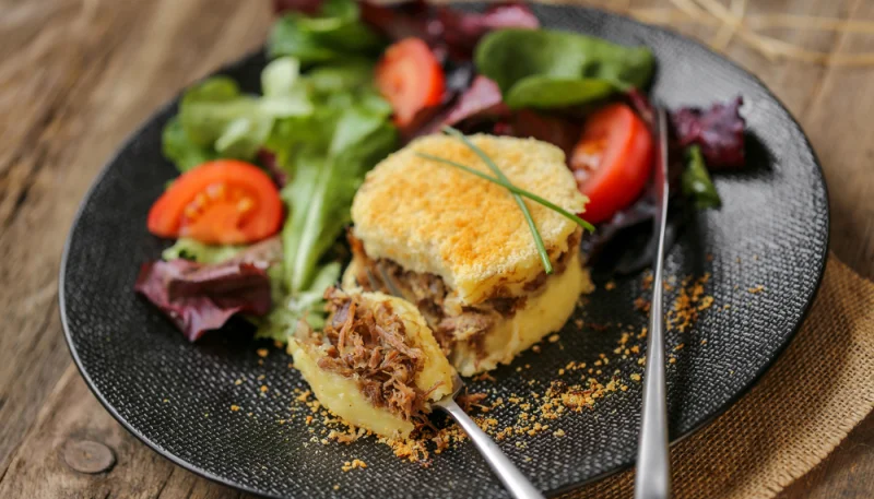 Hachis parmentier de canard