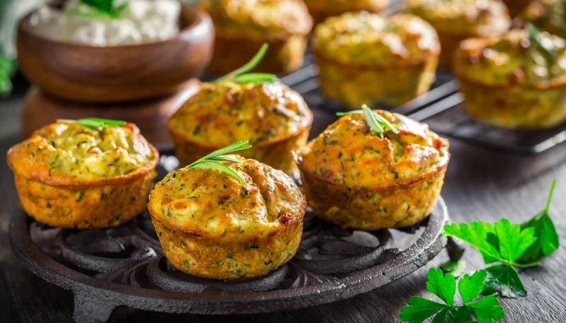Muffins aux courgettes
