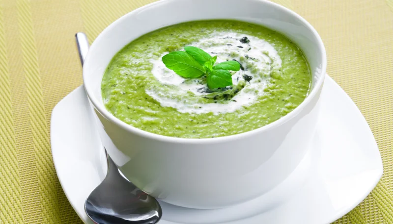 Velouté de courgettes au Kiri