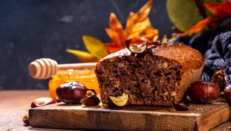 Cake à la farine de châtaigne
