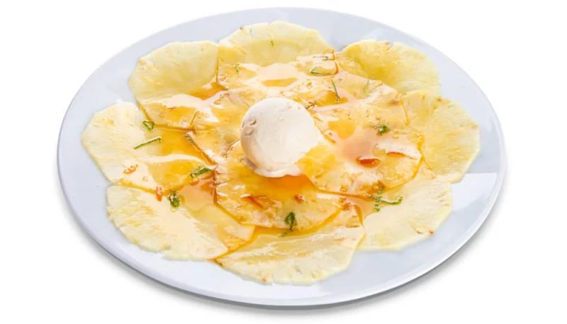 Carpaccio d'ananas