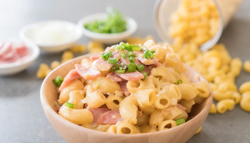 Coquillettes jambon fromage