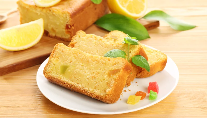 Gâteau au citron confit