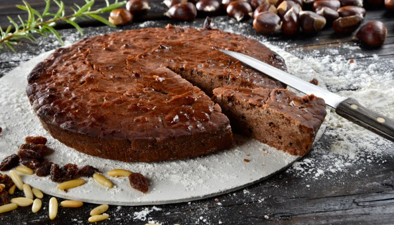 Gâteau moelleux à la farine de châtaigne