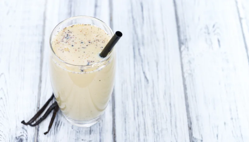 Lait chaud à la vanille