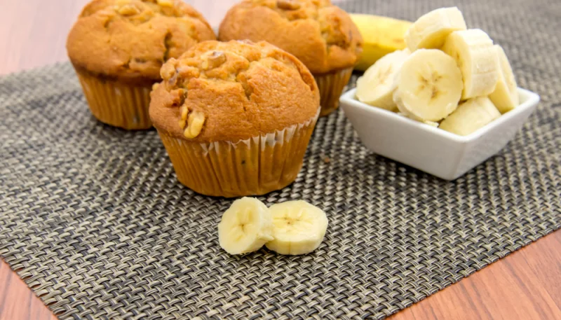 Muffin banane nutella