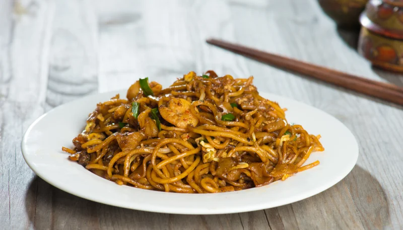 Nouilles soba au poulet