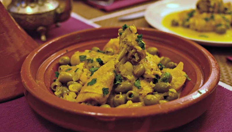 Poulet aux olives marocain