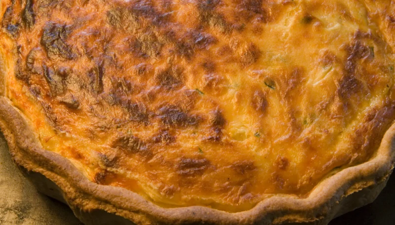 Quiche au jambon cru