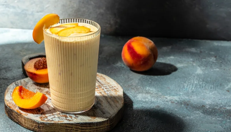 Smoothie à la pêche
