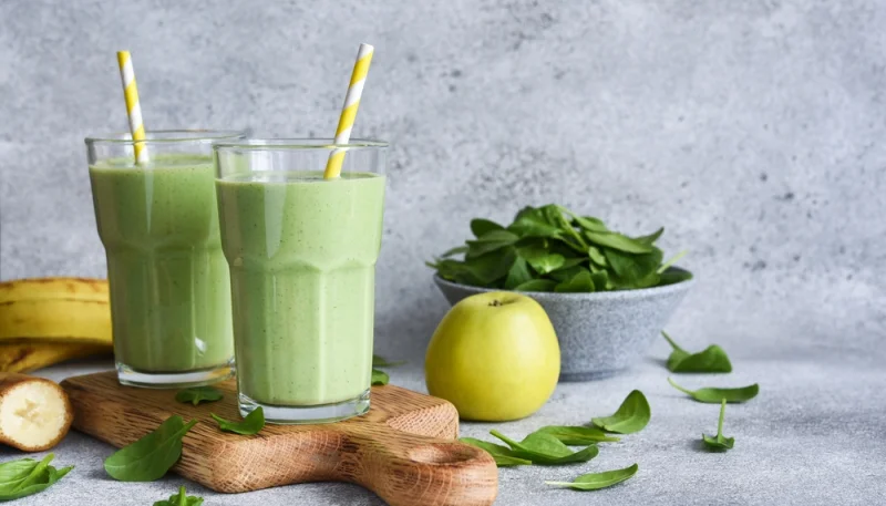 Smoothie aux épinards