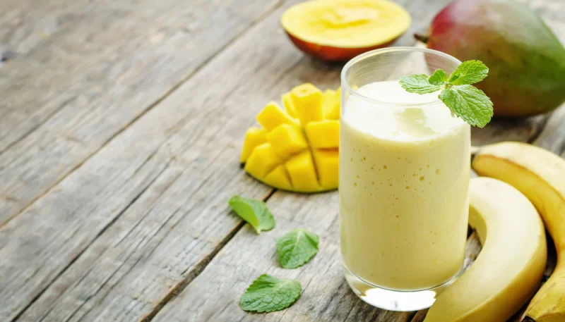 Smoothie mangue banane