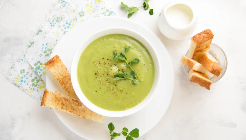 Soupe courgette vache qui rit