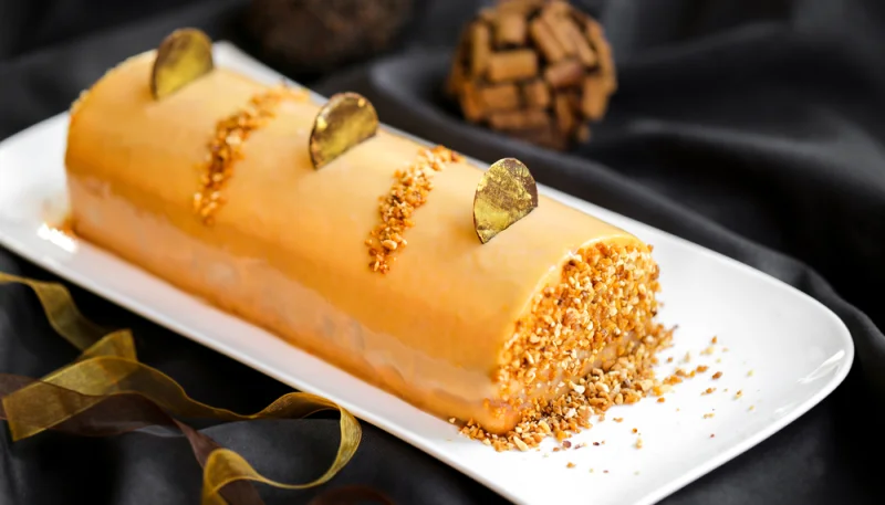 Bûche au praliné