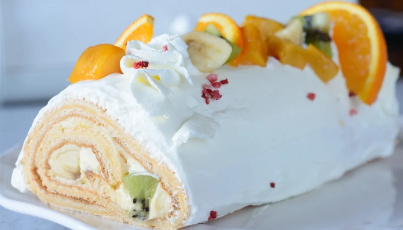 Bûche aux agrumes