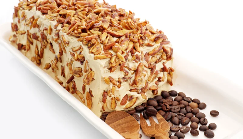 Bûche de Noël glacée