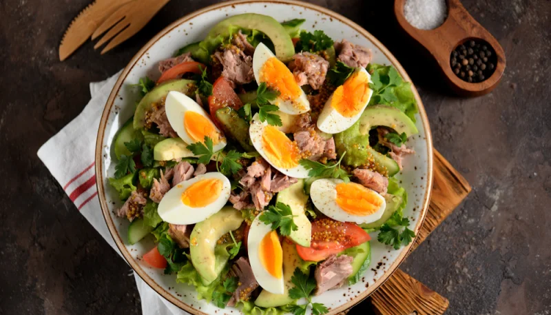 Salade thon avocat