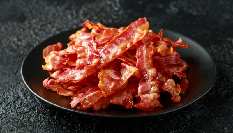 Bacon au four