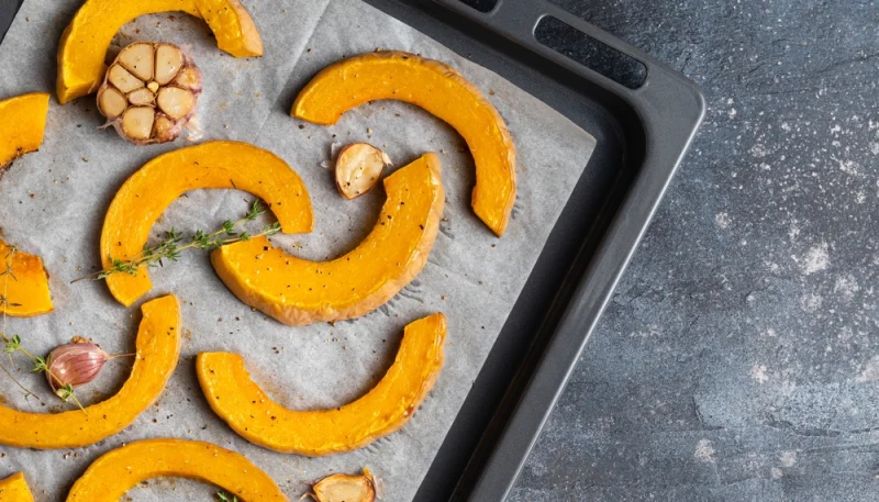 Butternut rôti à l'ail