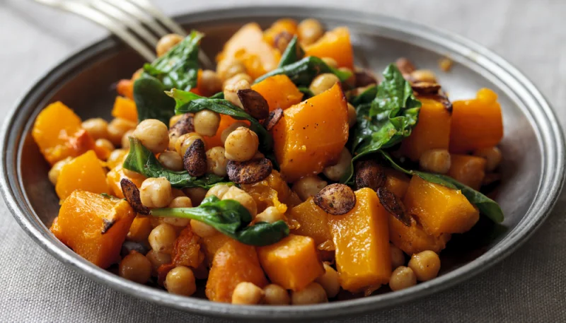 Curry de butternut et pois chiches