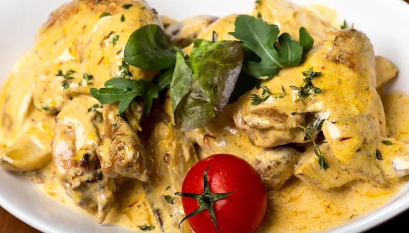Escalopes de dinde au curry