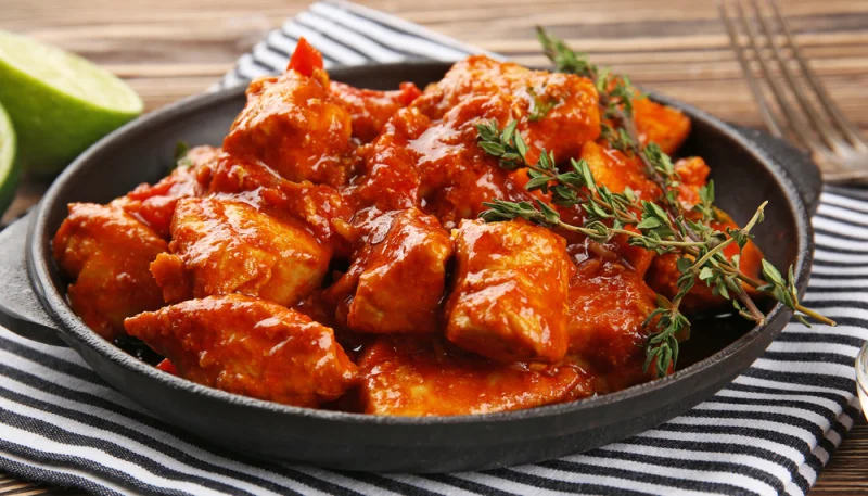 Escalopes de poulet à l'indienne