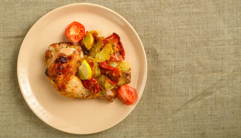 Escalopes de poulet au four