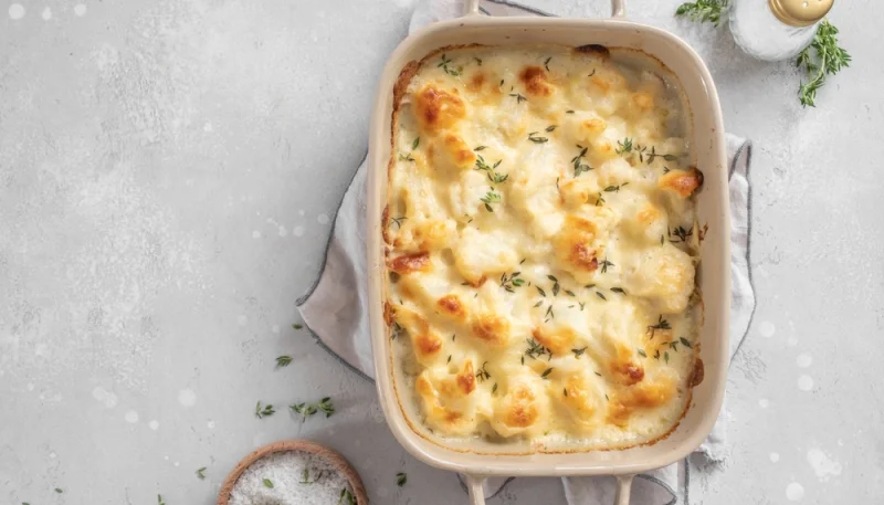 Gratin de chou-fleur léger