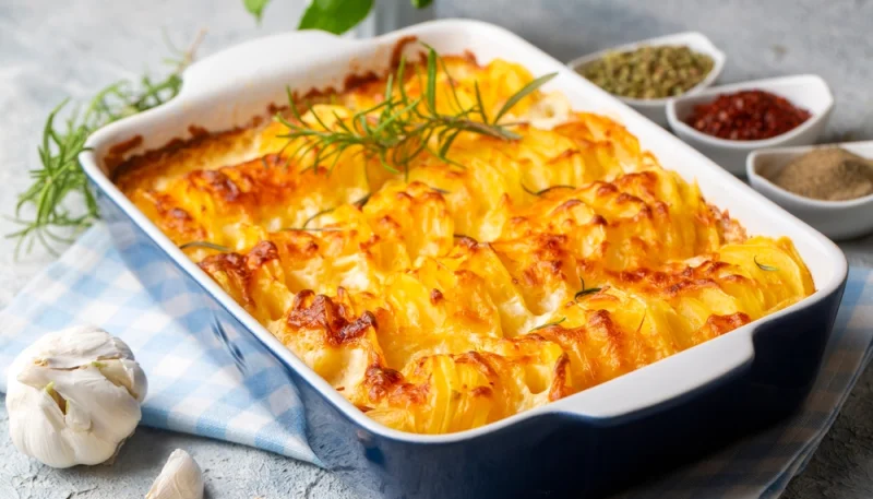Gratin de potimarron et de pommes de terre