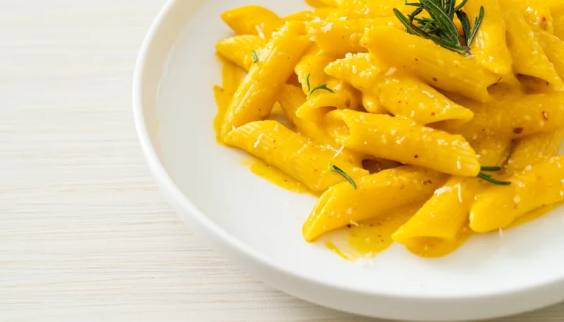 Pâtes à la crème de butternut