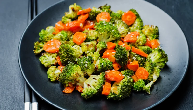 Poêlée de brocolis et carottes