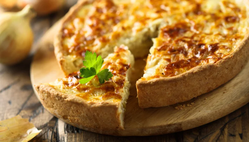 Quiche aux trois fromages