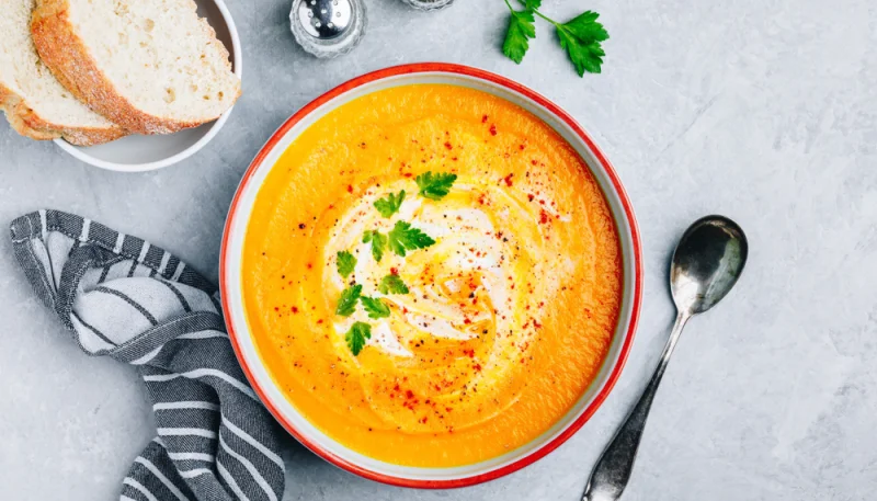 Soupe de carottes et butternut