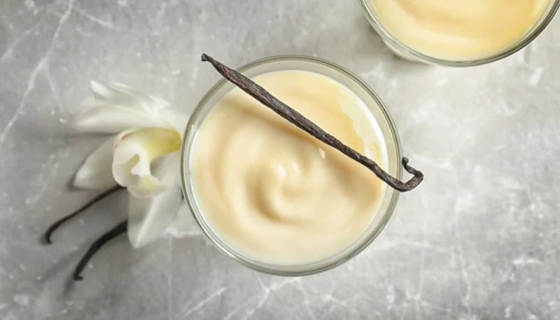 Crème anglaise au lait d'amande