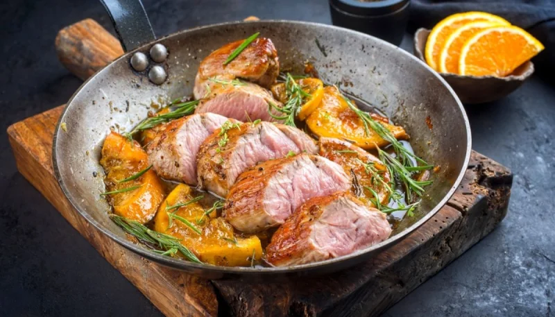Filet mignon Ă  l'orange