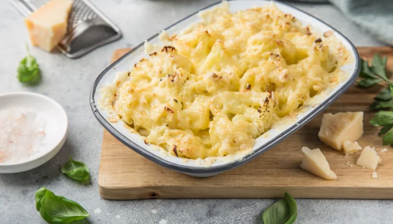 Gratin de chou-fleur light