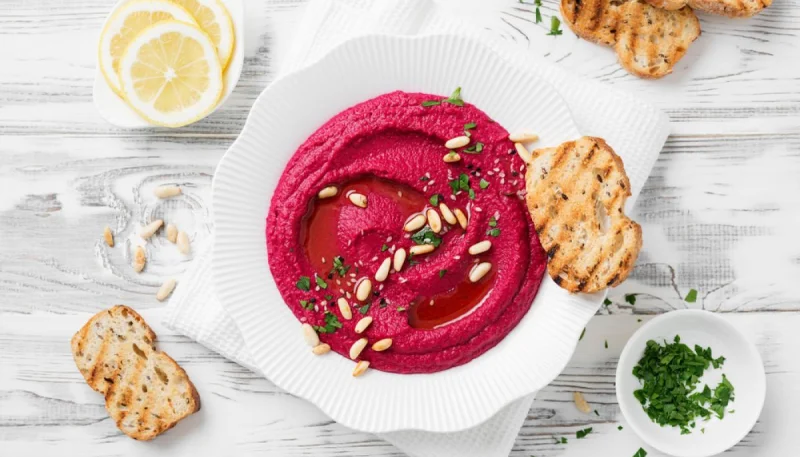 Houmous de betterave
