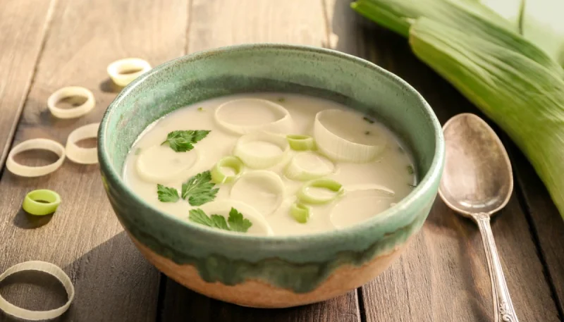 Purée de poireaux