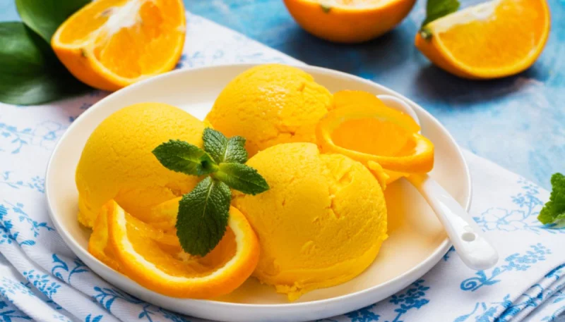 Sorbet à l'orange