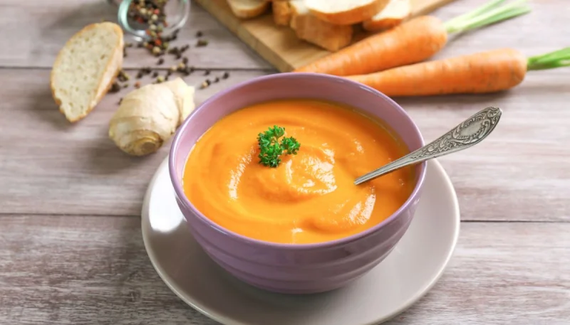 Soupe à l'orange et à la carotte