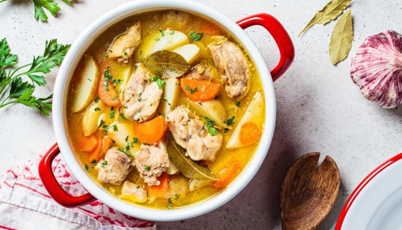 Soupe au poulet