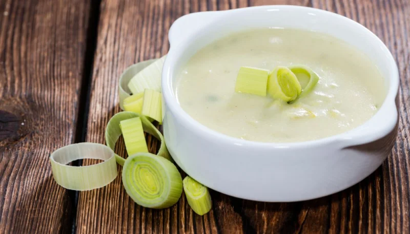 Soupe de poireaux et pommes de terre