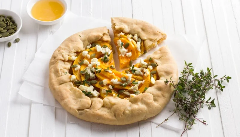 Tarte rustique au butternut