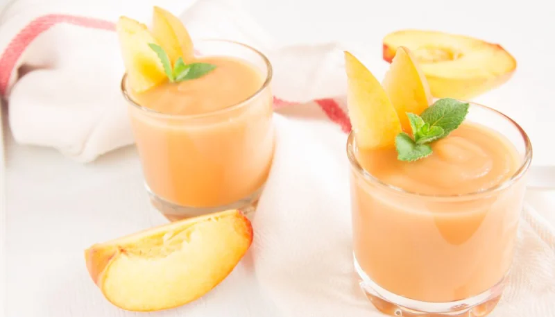 Mousse aux pêches